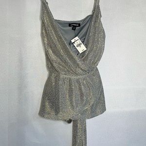 EXPRESS Silver Blouse